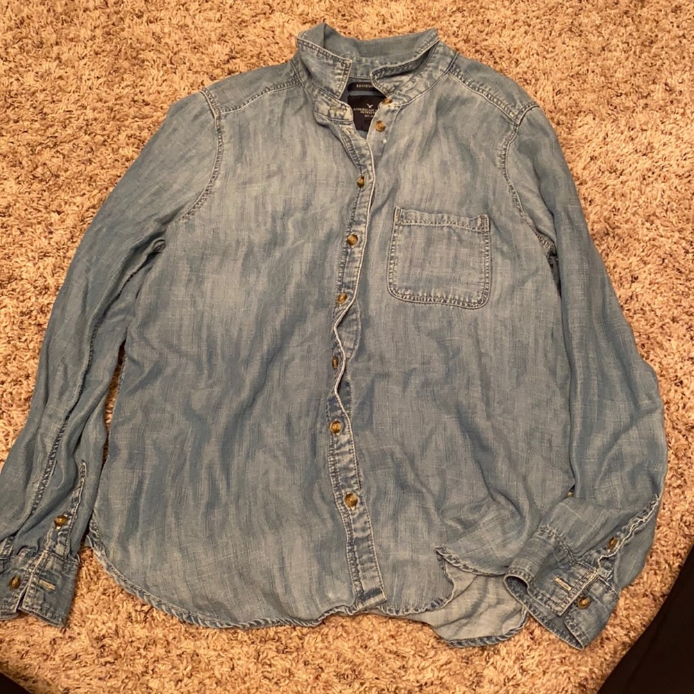 AE Button Up Denim Shirt